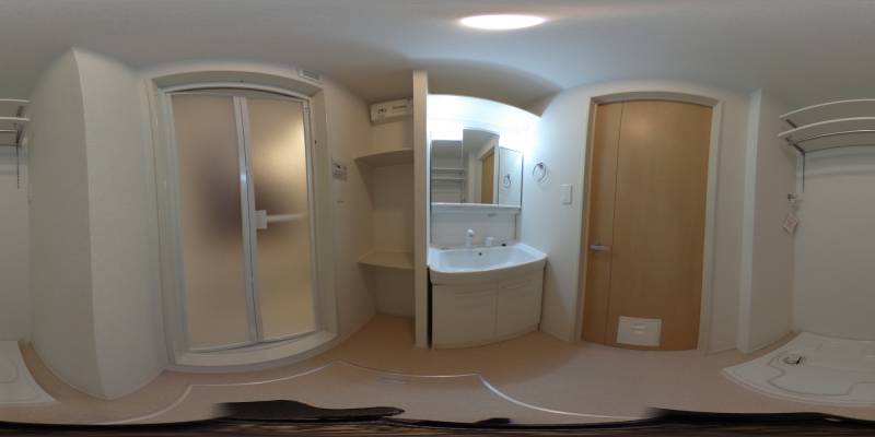 パノラマ画像洗面所