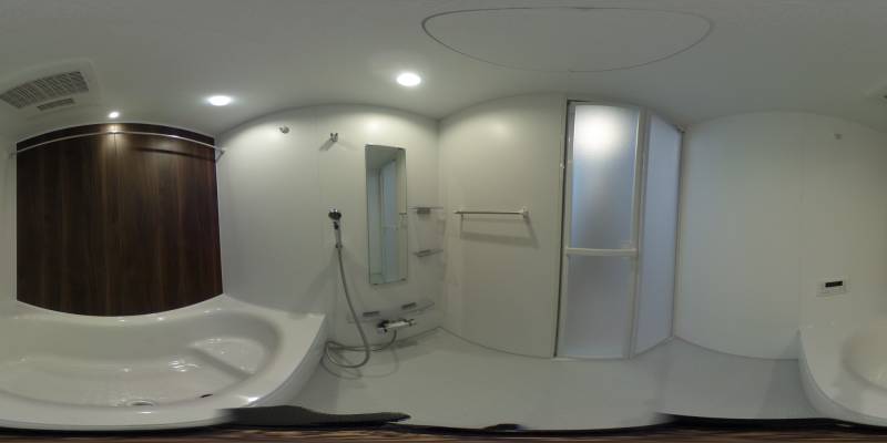 パノラマ画像バスルーム