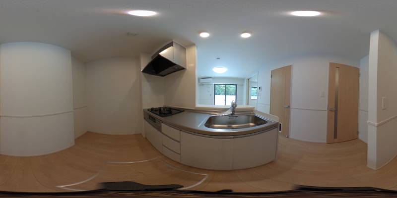 パノラマ画像キッチン