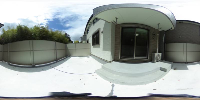 パノラマ画像バルコニー