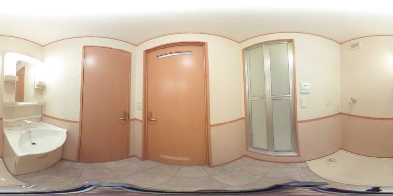 パノラマ画像洗面所