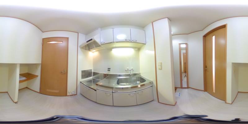 パノラマ画像キッチン