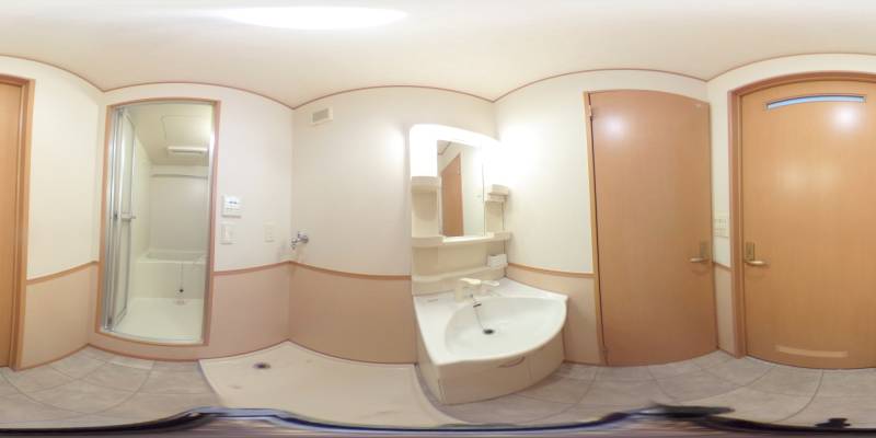 パノラマ画像洗面所