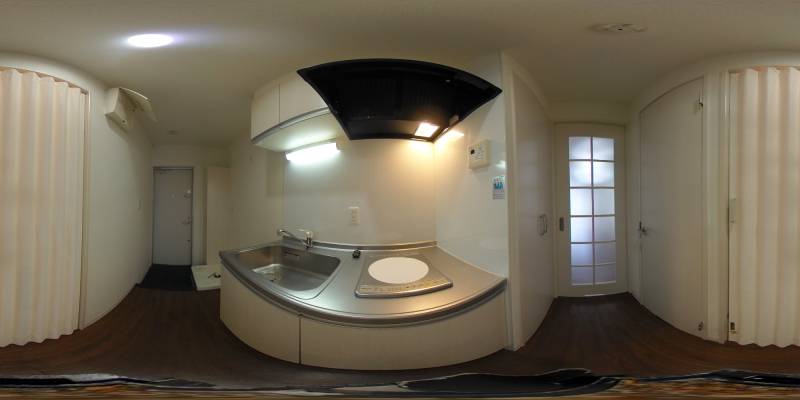 パノラマ画像キッチン