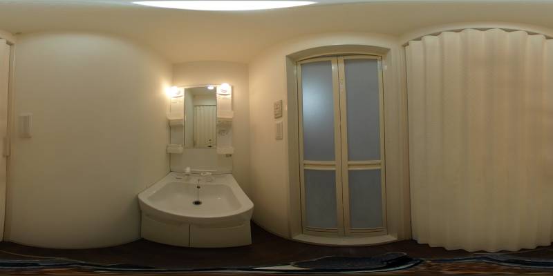 パノラマ画像洗面所