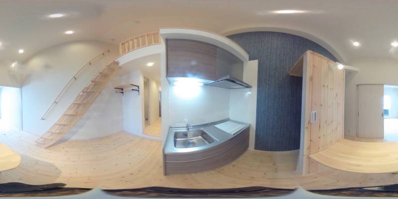 パノラマ画像キッチン