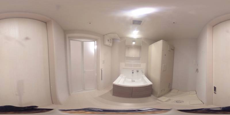 パノラマ画像洗面所