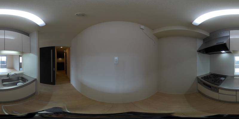パノラマ画像キッチン