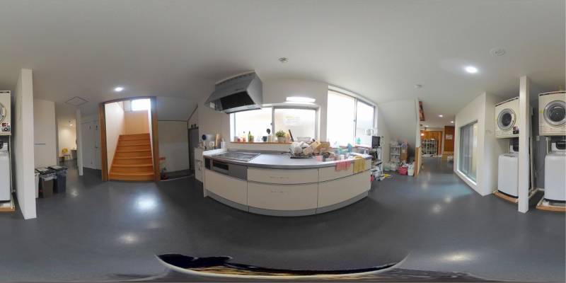 パノラマ画像キッチン