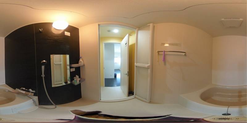 パノラマ画像バスルーム