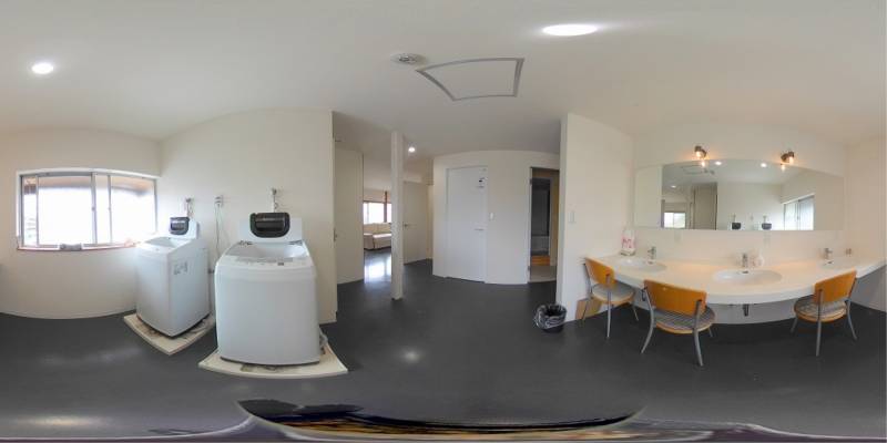 パノラマ画像洗面所