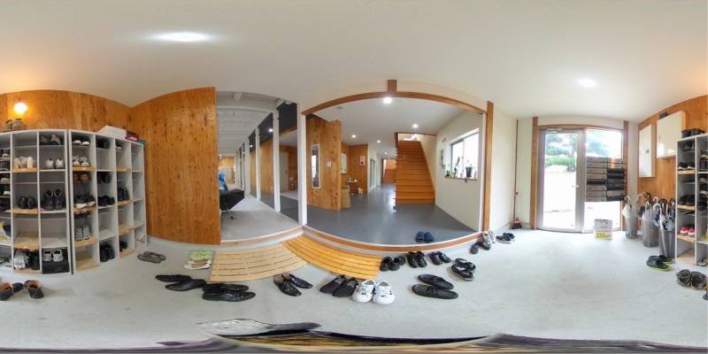 パノラマ画像玄関