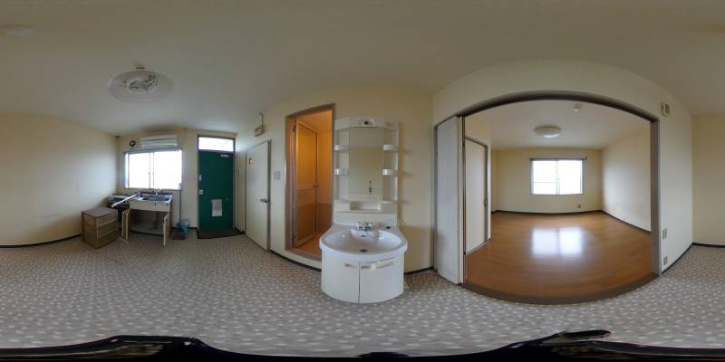 パノラマ画像洗面所