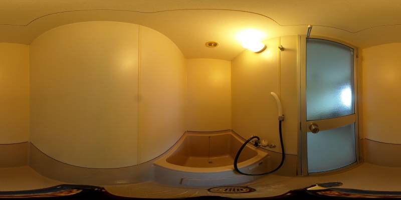 パノラマ画像バスルーム