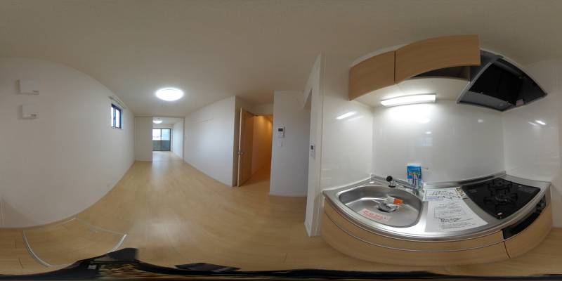 パノラマ画像キッチン