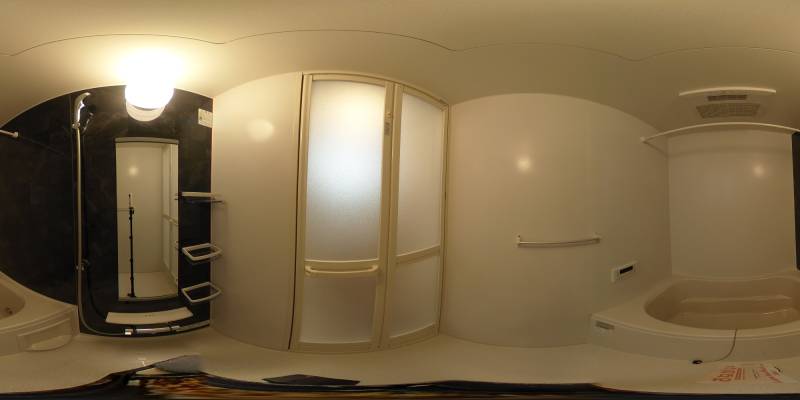 パノラマ画像バスルーム