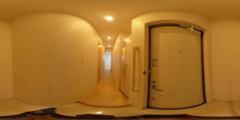 パノラマ画像玄関