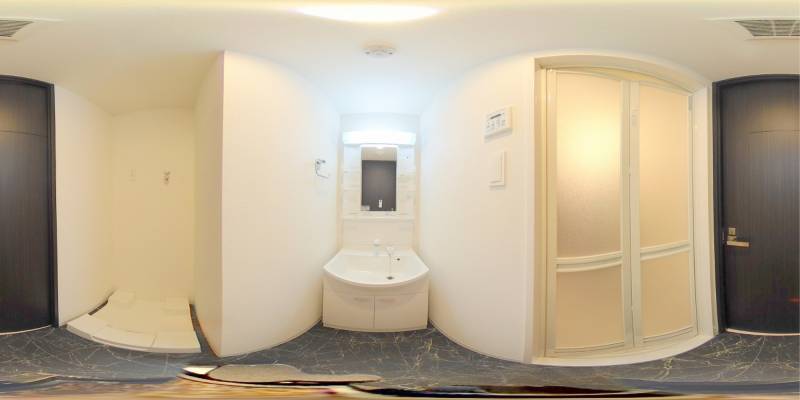 パノラマ画像洗面所