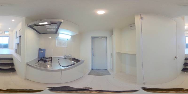 パノラマ画像キッチン