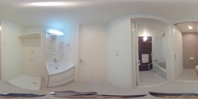 パノラマ画像洗面所