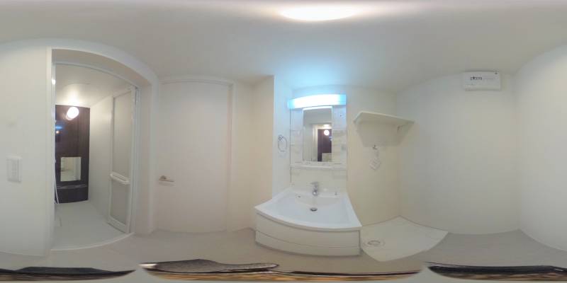 パノラマ画像洗面所