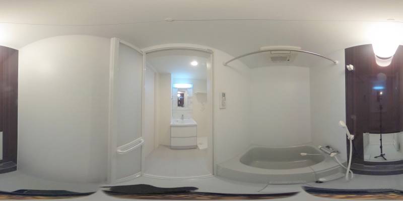 パノラマ画像バスルーム