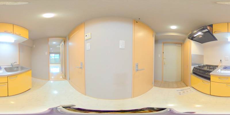 パノラマ画像キッチン