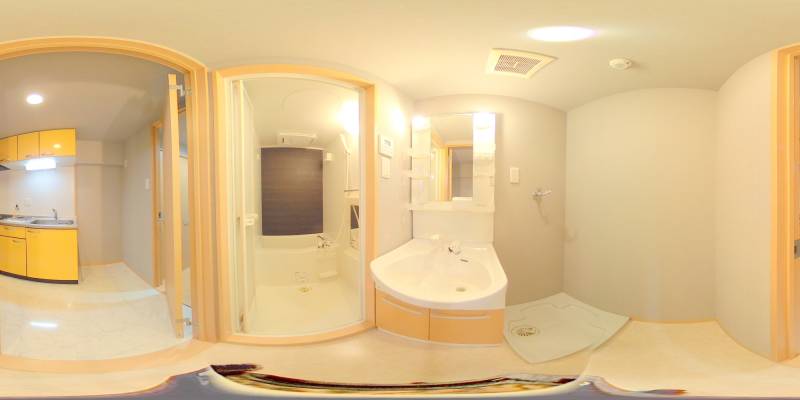 パノラマ画像洗面所