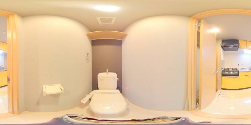 パノラマ画像洗面所