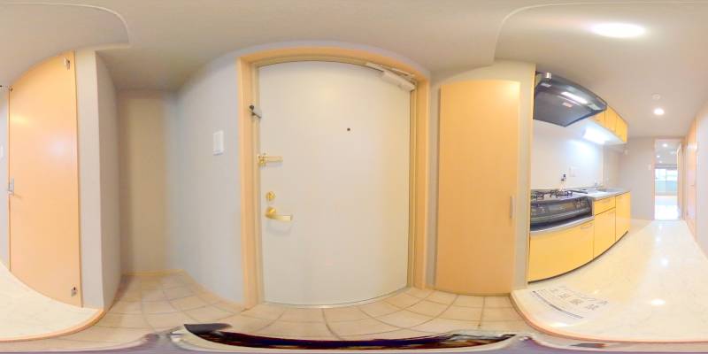 パノラマ画像玄関