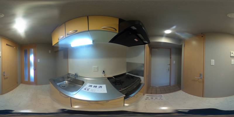 パノラマ画像キッチン