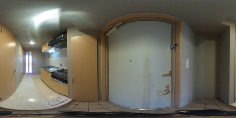 パノラマ画像玄関