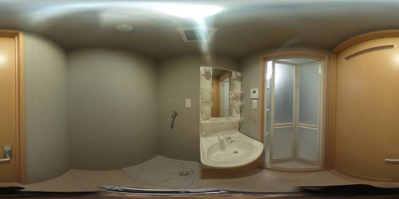 パノラマ画像洗面所