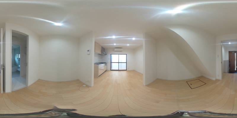 パノラマ画像リビング