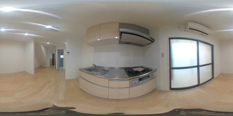 パノラマ画像キッチン