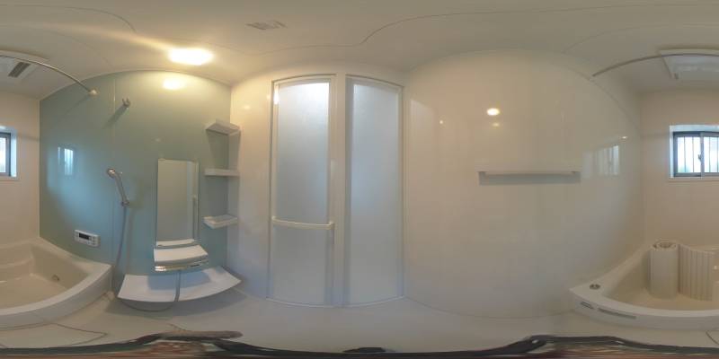 パノラマ画像バスルーム