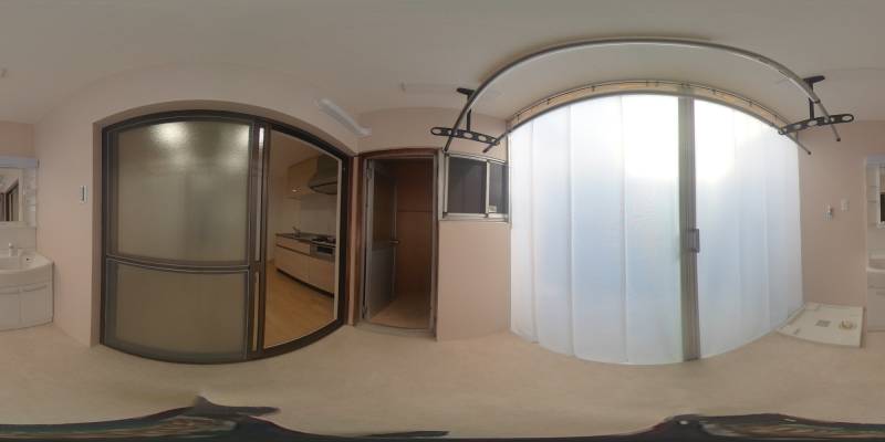 パノラマ画像洗面所