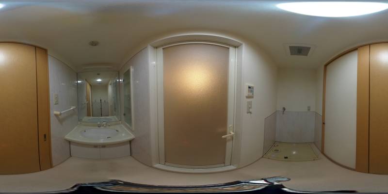 パノラマ画像洗面所