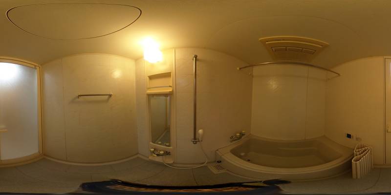 パノラマ画像バスルーム