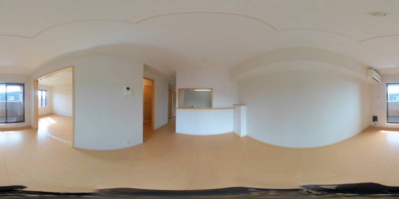 パノラマ画像リビング