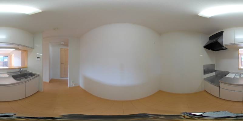 パノラマ画像キッチン