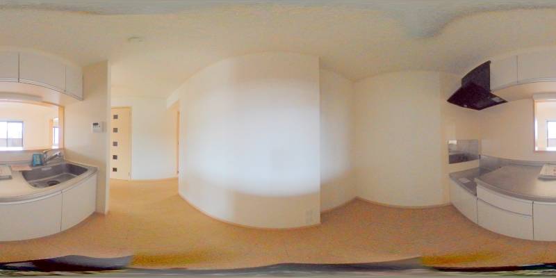 パノラマ画像キッチン