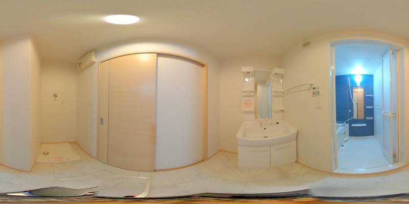 パノラマ画像洗面所