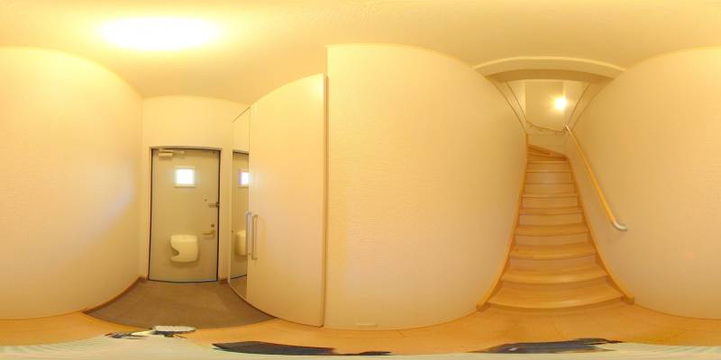 パノラマ画像玄関