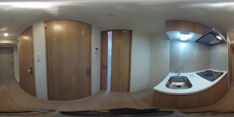 パノラマ画像キッチン