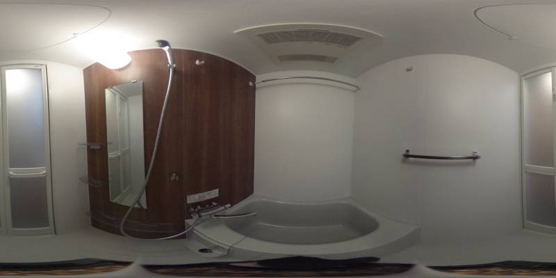 パノラマ画像バスルーム