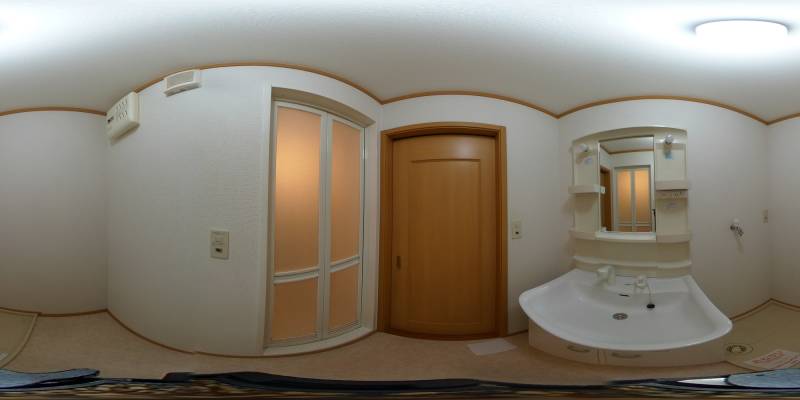 パノラマ画像洗面所