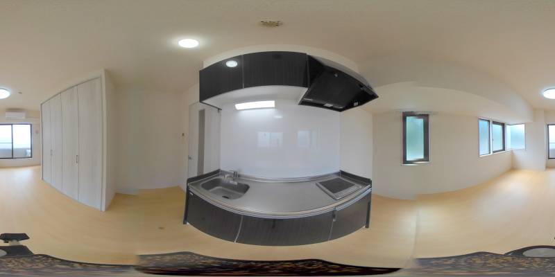 パノラマ画像キッチン