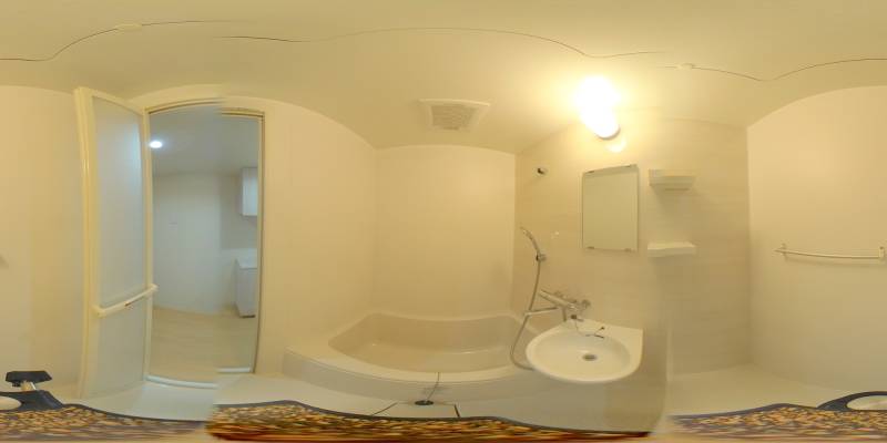 パノラマ画像バスルーム