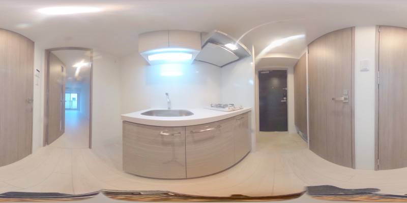 パノラマ画像キッチン